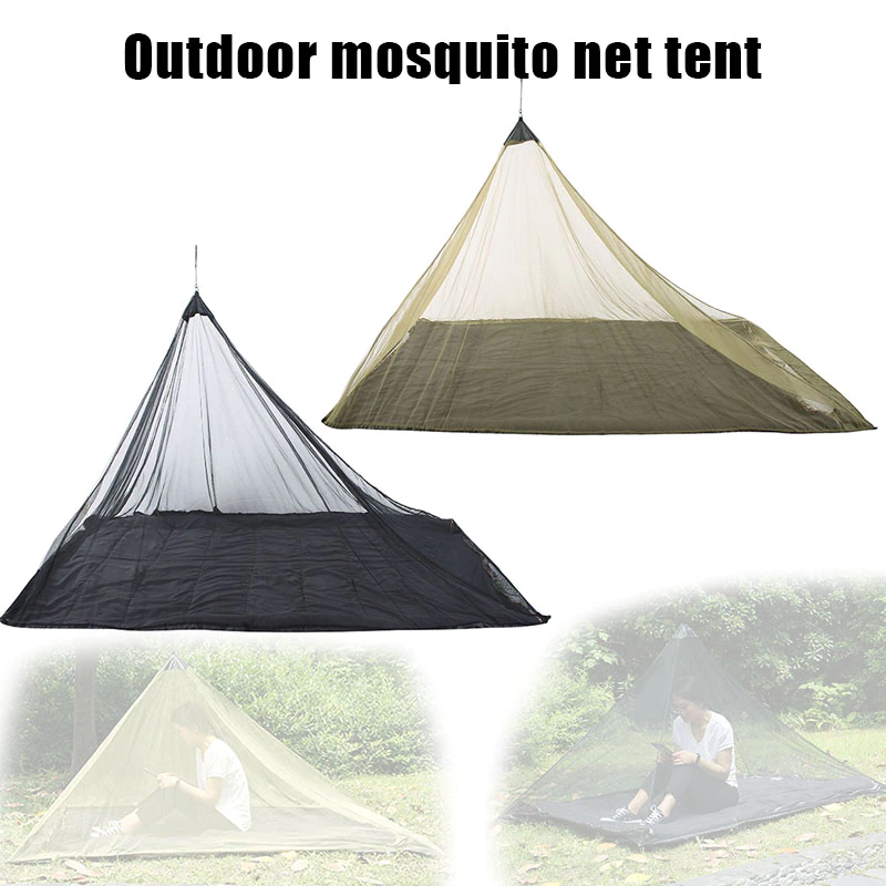 Cheap Goat Tents Insect resistant Mosquito Net Light Folding Mesh Tent for Single Camping Outdoor Fishing Mountaineering Tent Camping Outdoor   